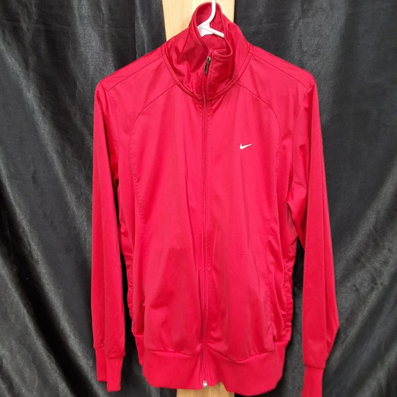 Nike Hot Pink FULL ZIP Cowl Neck Sweater - Picture 8 of 12
